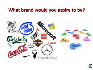 What brand would you aspire to be?

 