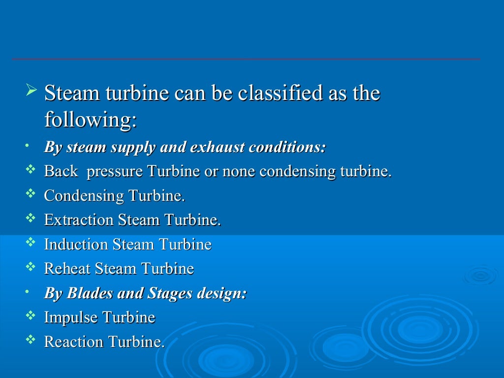 STEAM TURBINE BASIC