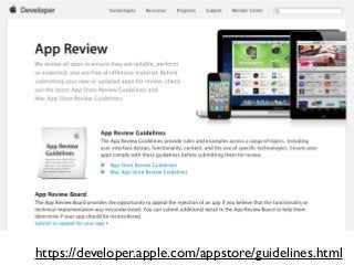 https://developer.apple.com/appstore/guidelines.html
 