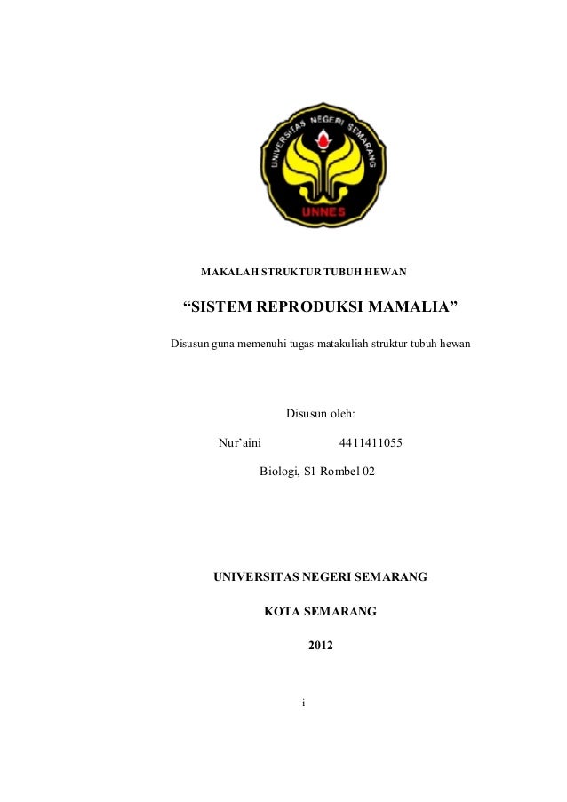 Makalah Sistem  Reproduksi Mamalia 