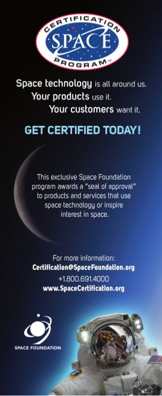 Space Foundation:  Space Technology Hall of Fame and Space Certification