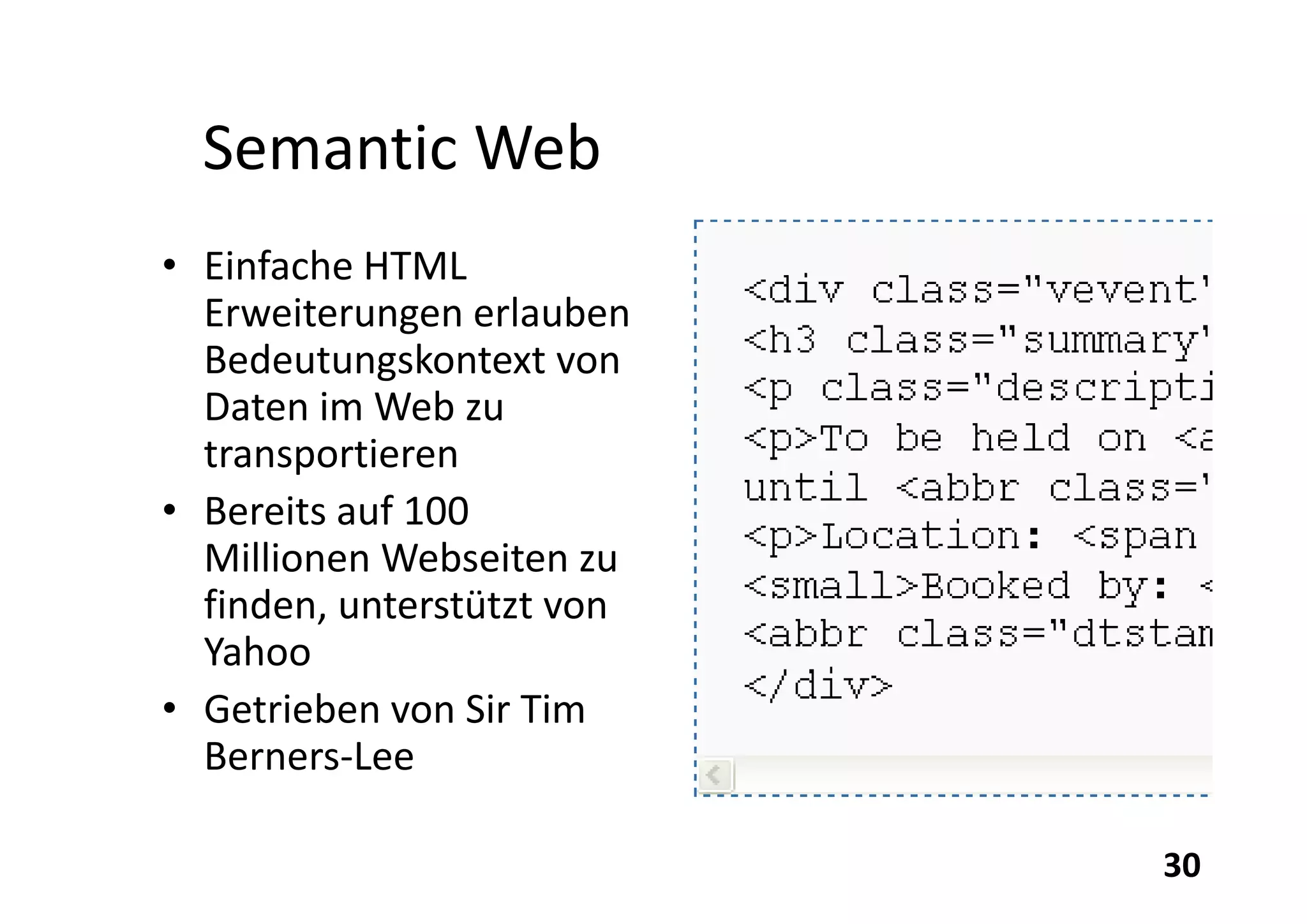 Was sind eigentlich semantische Technologien