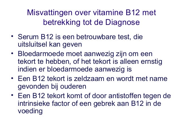 struik een vergoeding Immuniseren StichtingB12Tekort