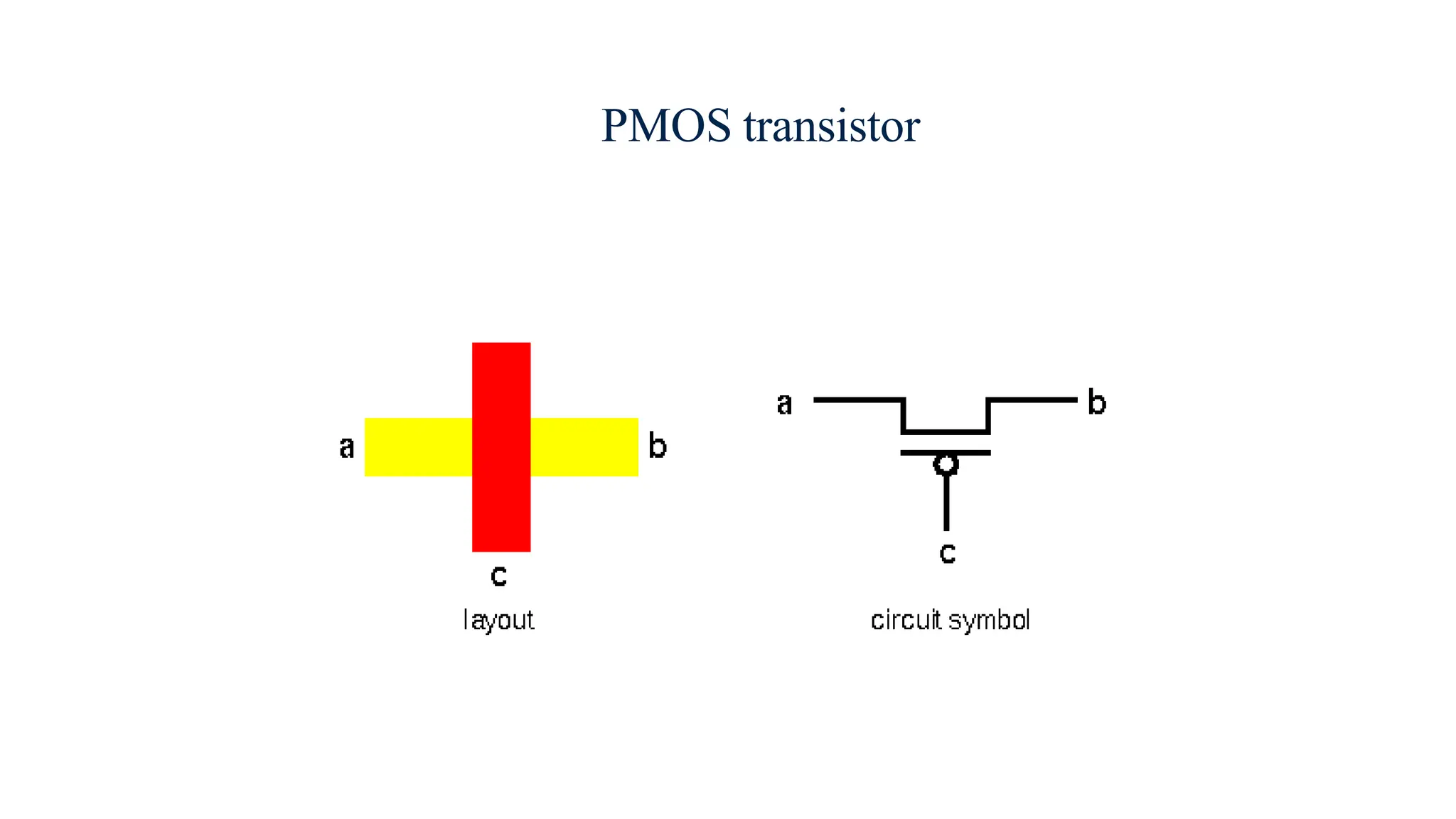 PMOS transistor
 