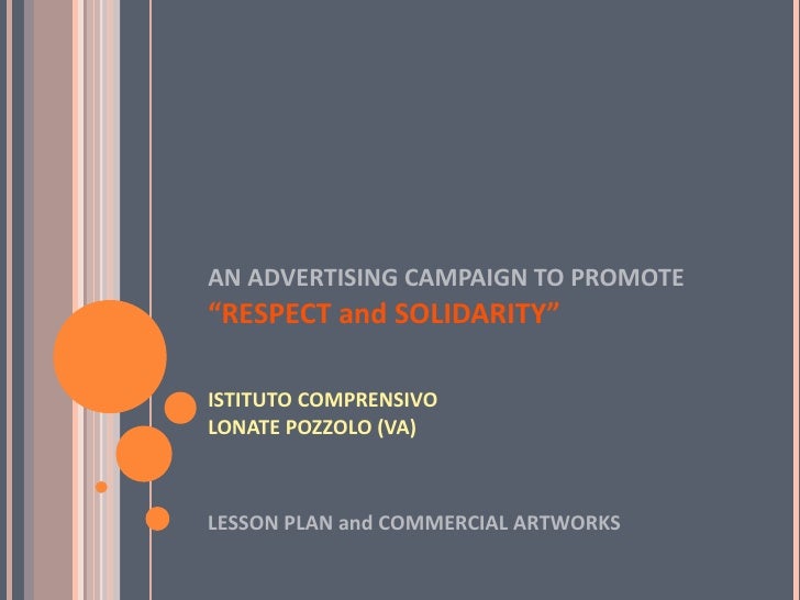 How to promote solidarity