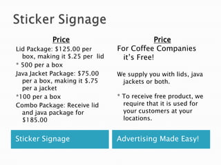 Sticker Signage | PPTX
