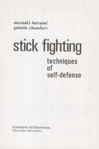 Stick Fighting Techniques Of Self Defense Pdf Drive