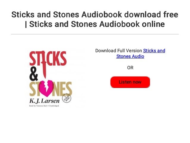 Sticks & Stones PDF Free Download