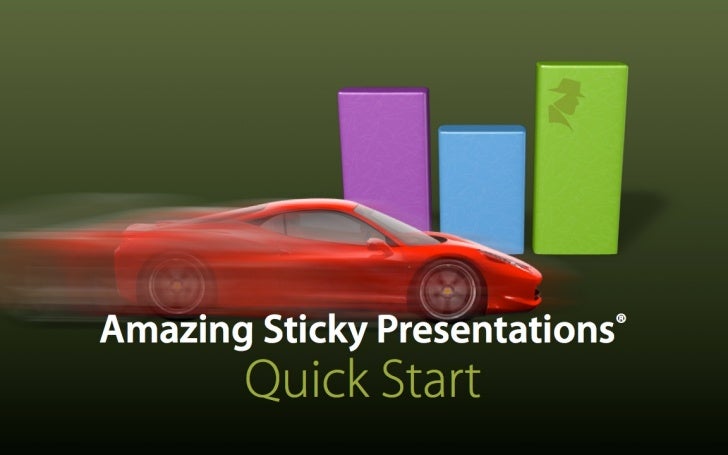 sticky presentations quick start effective presentation design