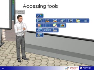 16 VSUT
Accessing tools
 