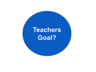 Teachers
 Goal?
 