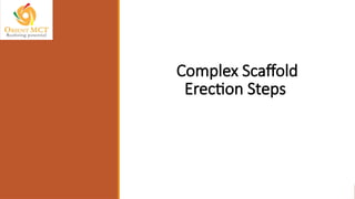 Complex Scaffold
Erection Steps
 
