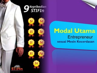 Modal Utama
Entrepreneur
sesuai Mesin Kecerdasan
 
