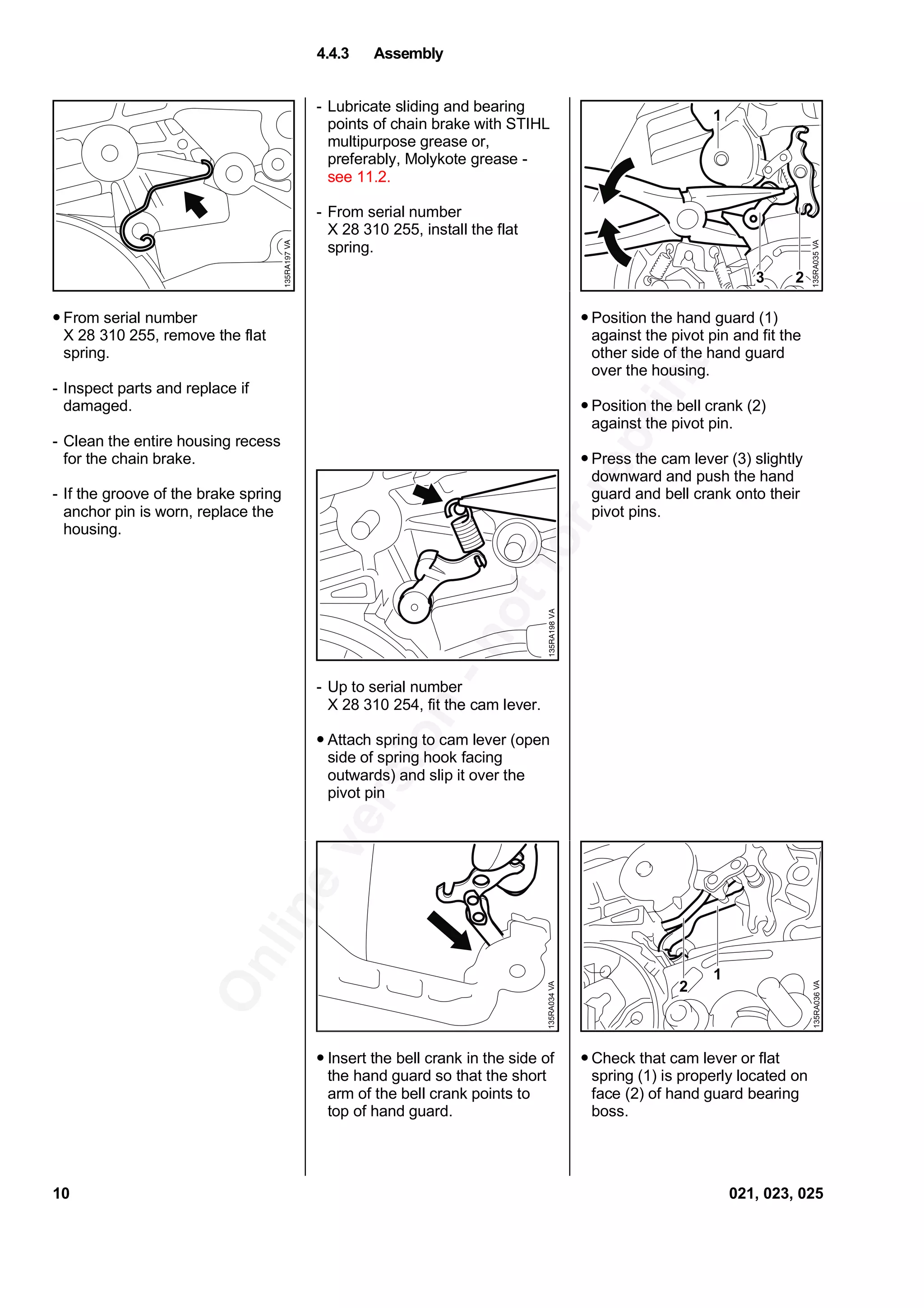 Stihl 021 chainsaw service repair manual | PDF