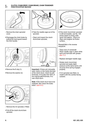 Stihl 025 chainsaw service repair manual | PDF