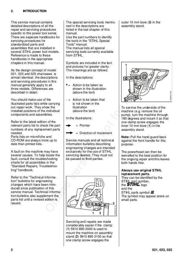 Stihl Serial Number Year Code Stihl Serial Number Year Code