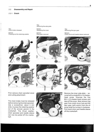 Stihl 028 AV Super chain brake handguard release mechanism diagram