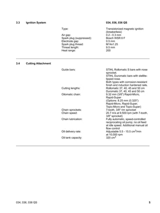 Stihl Small Engine Compression Chart.pdf Stihl 034 chainsaw service repair manual | PDF