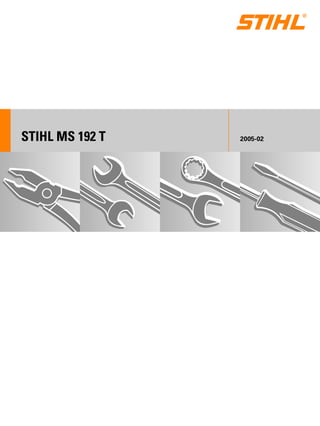 Stihl Ms 192 T Chainsaw Service Repair Manual