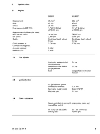Stihl Small Engine Compression Chart.pdf Stihl ms 200 t chainsaw service repair manual | PDF