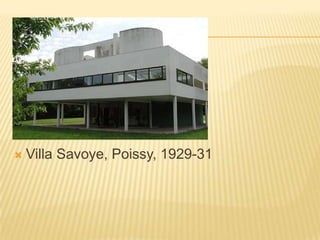 Villa Savoye, Poissy, 1929-31