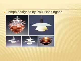 Lamps designed by PoulHenningsen