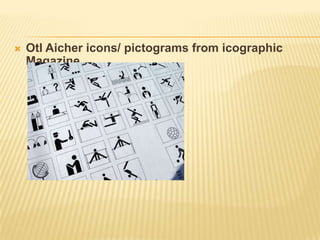 OtlAicher icons/ pictograms from icographic Magazine