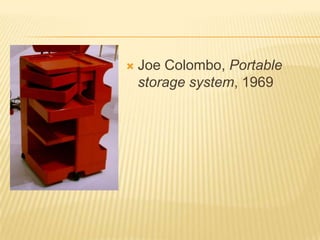 Joe Colombo, Portable storage system, 1969