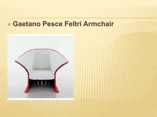 Gaetano Pesce Feltri Armchair