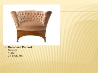 Bernhard Pankok Sessel190278 x 95 cm