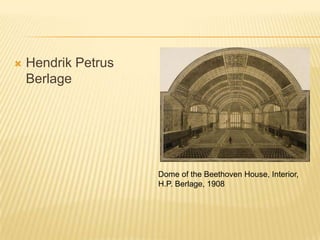 Hendrik Petrus BerlageDome of the Beethoven House, Interior, H.P. Berlage, 1908