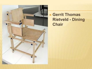 Gerrit Thomas Rietveld - Dining Chair 