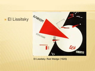 El LissitskyEl Lissitsky: Red Wedge (1920)