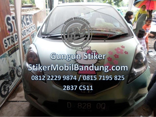 Stiker Mobil Karakter
