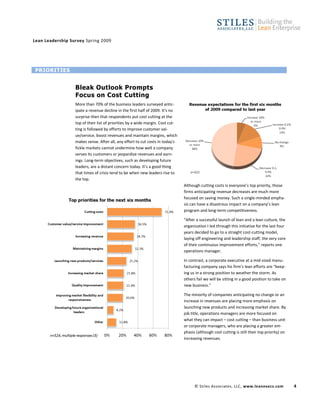 Stiles Lean Leadership Survey Spring09