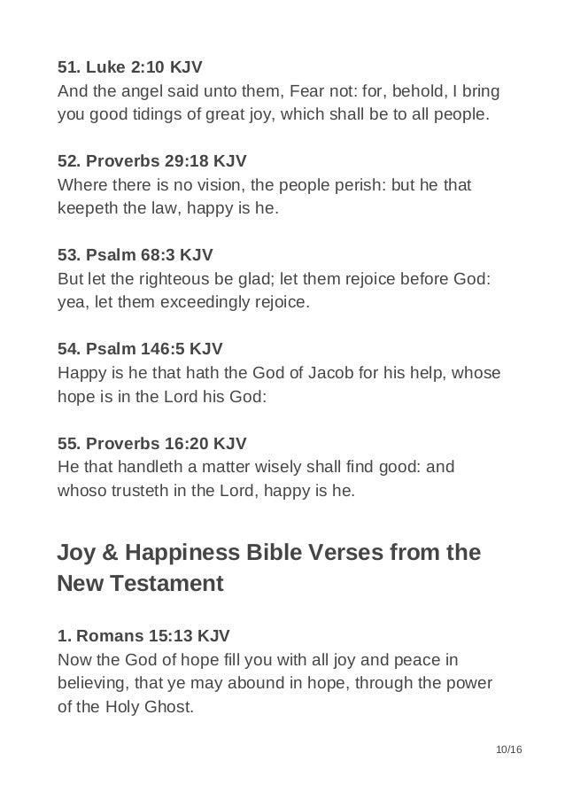 90 Best Bible Verses About Joy Happiness