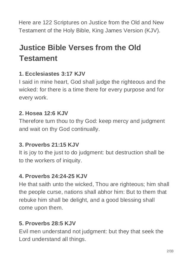 120+ Best Bible Verses about Justice