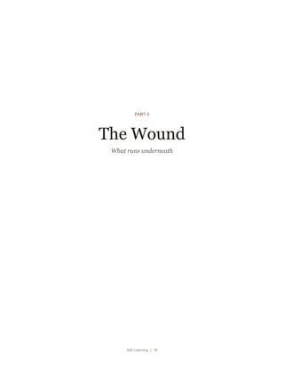 Still Learning | 16
PART II
The Wound
What runs underneath
 
