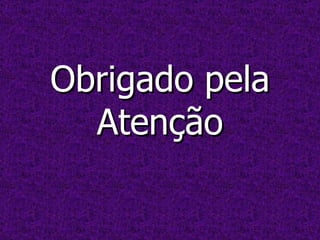 Obrigado pela Atenção 