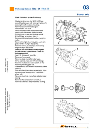 Still r70 30 fork truck service repair manual