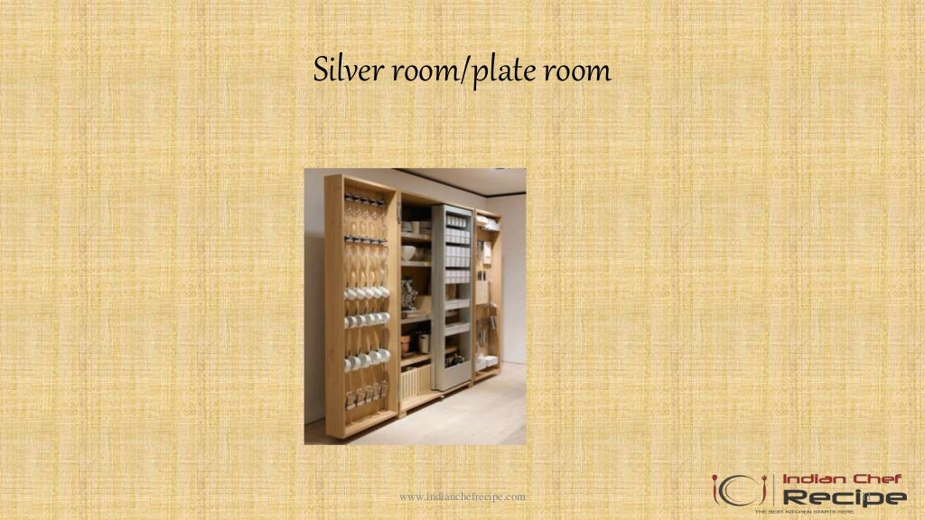 Still room, plate room, pantry room in hotel