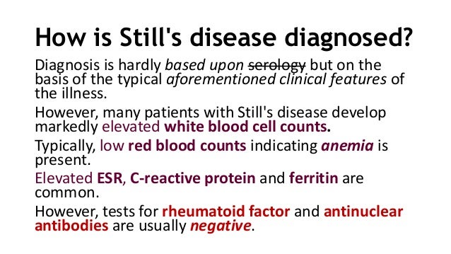 stills disease still s disease