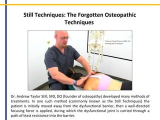National University of Medical Sciences (Spain) is the largest
and most affordable provider of osteopathic education
worldwide, teaching in 54 countries. NUMSS teaches 33
online & on-campus health related degree programs,
including doctor of osteopathy (DO), doctor of physical
therapy (DPT) and MBA in Health Care. Tuition is 1,732.50
EURO per semester.
 