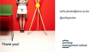 Unraveling the success of small-sized independent Belgian fashion designers - Sofie Jacobs