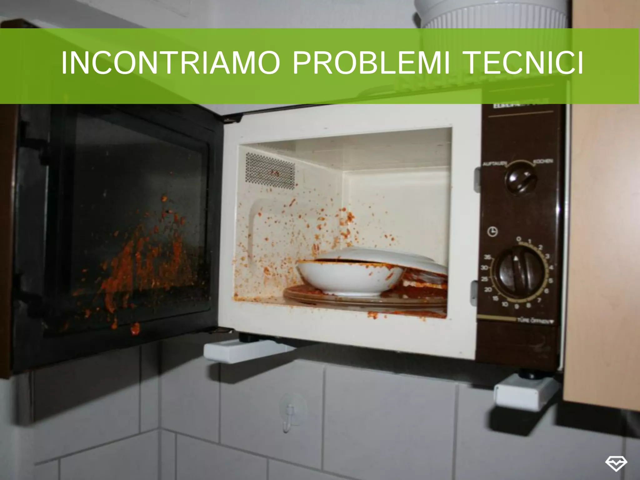 INCONTRIAMO PROBLEMI TECNICI
 