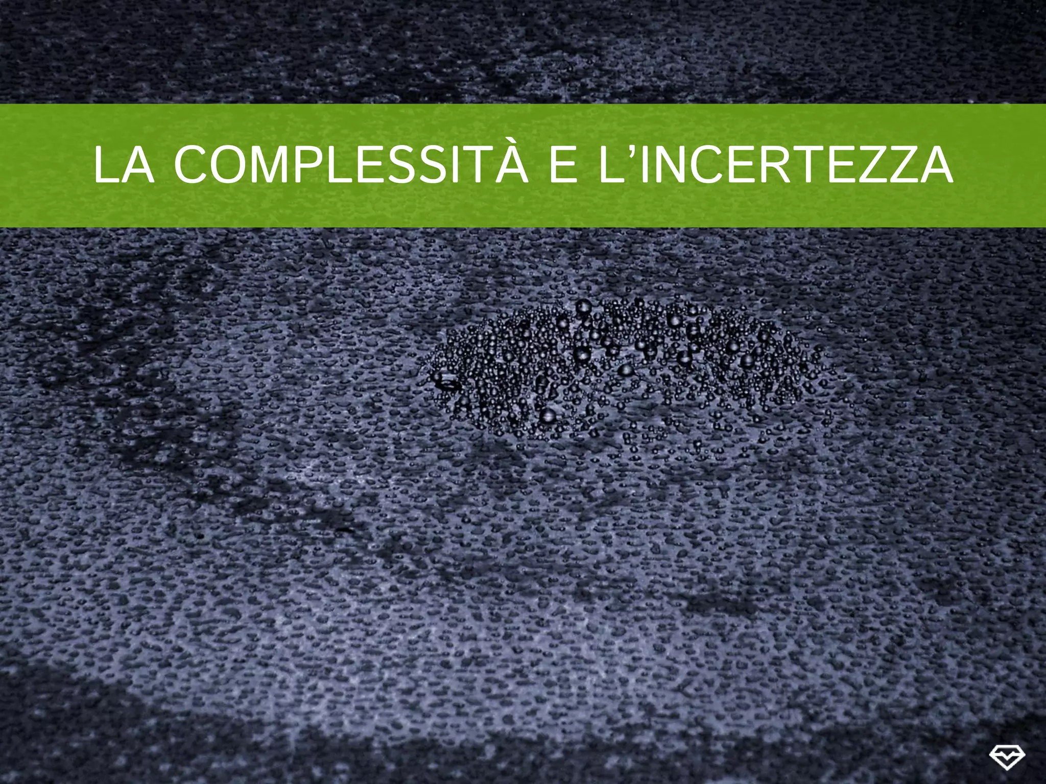 LA COMPLESSITÀ E L’INCERTEZZA
 