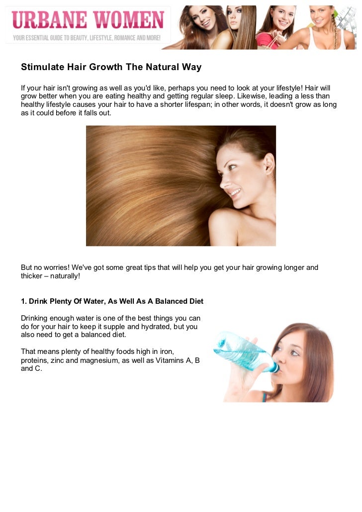 Stimulate Hair Growth The Natural Way