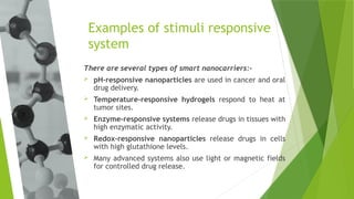 stimuli responsive nano carrier DDS[1]-1.pptx