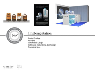 Implementation Product Envelope Packaging Comunication Design Catalogues, Mechandising, Booth design Promotional items 