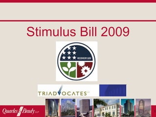 Stimulus Bill 2009 